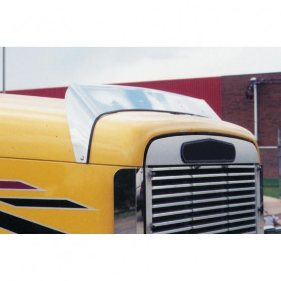 United Pacific 29093 Hood Deflector For Freightliner FLD 120/112 - Stainless Bug Shield - View #7