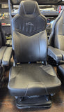 Pinnacle High Back Seat, Black Leather