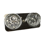 Pete KW Dual Map Light 2 Watermelon Clear Lens / No Bulb Light Assembly