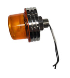 Stud Mount Betts Tanker Light Dual Function Grooved Housing, Amber Lens, No Bulb