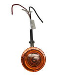 Short Side Post Light Dual Function, Amber Lens, No Bulb