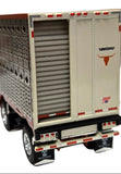 DCP by First Gear 1/64 Peterbilt 589 63" Flat Top Sleeper with Wilson Silverstar Livestock Spread Axle Trailer | Part #60-2220