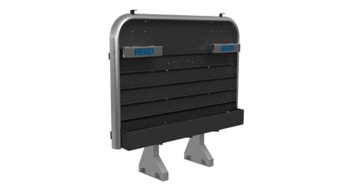 HERD Chain Hanger Cab Rack 75"Hx80"W, Long Tray