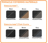 Pinnacle High Back Seat, Black Leather