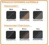 Pinnacle High Back Seat, Black/Brown Leather