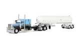 DCP by First Gear 1/64 Peterbilt 389 Semi Truck with Mississippi LP Tanker Trailer – Blue / Gray / White | Part #69-2304