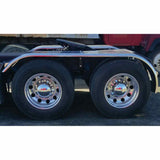 108″ Smooth Full Fenders – 16 Gauge Mirror Shine Stainless Steel