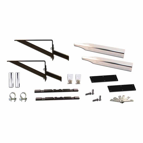 Heavy Duty Half Fender Mounting Kit (12 Ga. | Threaded Post Mount) - Swivel Undermounts