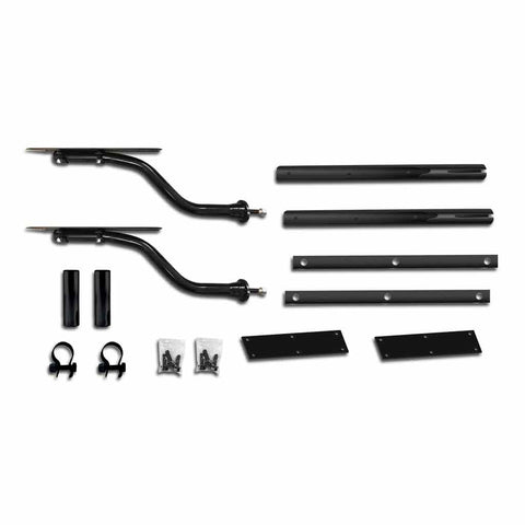 Stainless Steel Mounting Kit for Poly Half Tandem Fenders with Black Tube Arm
