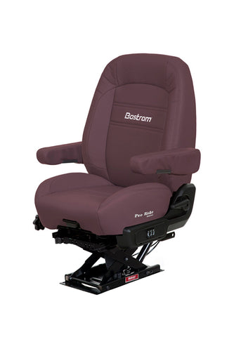 Bostrom Pro Ride, Lo Pro, Mid Back, Red Leather