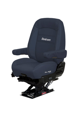 Bostrom Pro Ride, Lo Pro, Mid Back, Blue Leather