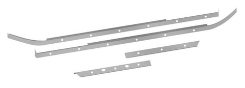 Peterbilt 579 Cab, 80" Sleeper & Extension Panel Kit for Short Hood Models with 18 Slotted Light Holes - 2 Blockheater Holes