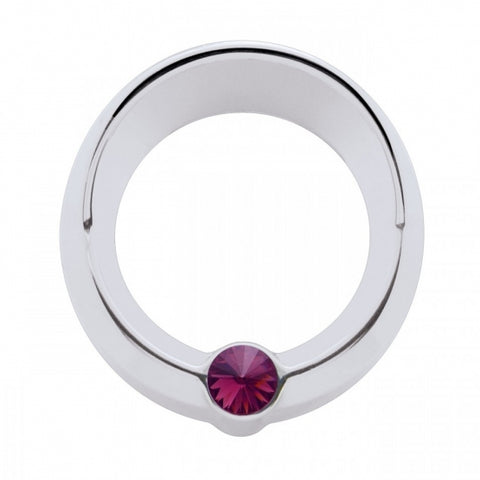 Signature Freightliner Small Gauge Cover w/ Visor - Purple Diamond