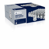 33mm x 2 3/4" Chrome Plastic Original Nut Cover - Thread-On (60 Pack)