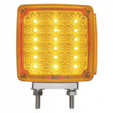 39 LED Reflector Double Face Turn Signal Light - Amber/Red Lens
