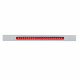 Top Mud Flap Plate w/ 23 SMD LED Light Bar & Bezel - Red LED/Red Lens