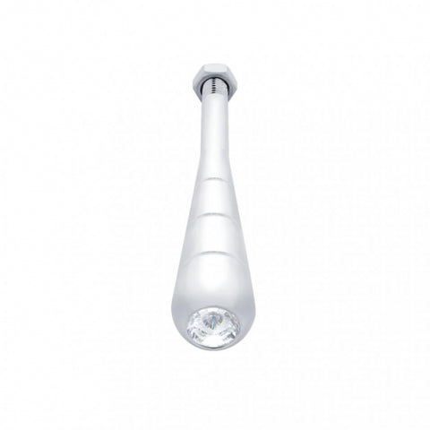 4 3/4" Steering Column Tilt Handle - Clear Diamond
