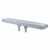 19 LED Reflector Double Face Light Bar - Amber LED/Clear Lens