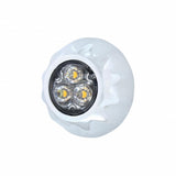 3 High Power LED Mini Warning Light - Amber LED/Clear Lens