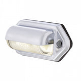2 White LED Chrome License Plate Light/Utility Light - Competition Series