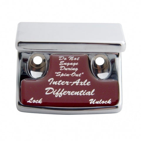 "Axle Differential" Switch Guard - Red Sticker