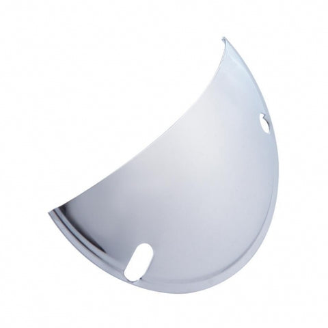 5 3/4" Round Chrome Headlight Shield