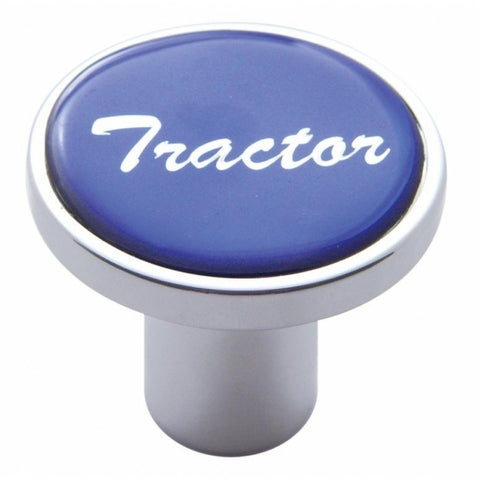 "Tractor" Air Valve Knob - Blue Glossy Sticker