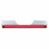 Motorcycle Rear Signal Light Bar w/24 LED 12" GLO Light Bar - Red LED/Red Lens