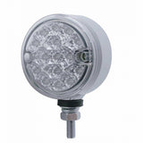 15 LED 3" Reflector Single Face Light - Amber LED/Clear Lens