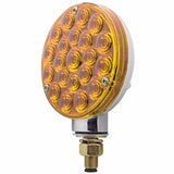 21 LED Single Face Turn Signal Light  - Amber LED/Amber Lens