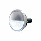 4 LED Round License Light - White LED