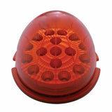 17 LED Reflector Cab Light - Red LED/Red Lens