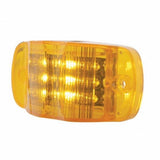 14 LED Rectangular Clearance/Marker Light - Amber LED/Amber Lens