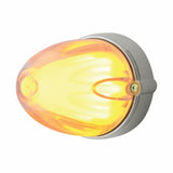 9 LED Dual Function "Glo" Watermelon Grakon 1000 Flush Mount Kit - Amber LED/Clear Lens