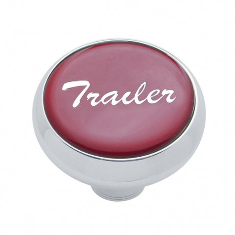 "Trailer" Deluxe  Air Valve Knob - Red Glossy Sticker