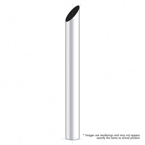 5" Mitered Plain Bottom Exhaust - 48" L