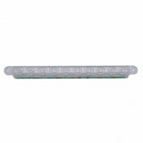 10 LED 9" Turn Signal Light Bar -  Amber LED/Clear Lens