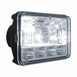 5 LED 4" x 6" Crystal Headlight - High and Low Beam
