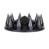 Matte Black Pointed Axle Cover Combo Kit With 33mm Spike Nut Covers & Nut Covers Tool