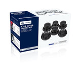 Matte Black Pointed Axle Cover Combo Kit With 33mm Spike Nut Covers & Nut Covers Tool