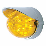 19 LED Watermelon Flush Mount Kit w/ Visor - Amber LED/Amber Lens