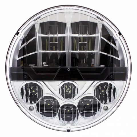 High Power LED 7" Headlight with Polycarbonate Lens & Housing