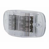 14 LED Rectangular Clearance/Marker Light - Amber LED/Clear Lens