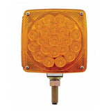 45 LED Double Face Turn Signal - Amber/Red Lens