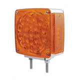 45 LED Double Face Turn Signal - 21 Amber/Red + 3 Amber LED w/ Amber/Red Lens