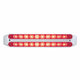 Dual 10 LED 9" Stop, Turn & Tail Light Bars - Red LED/Red Lens