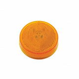 8 LED 2 1/2" Reflectorize Clearance/Marker Light Kit - Amber LED/Amber Lens