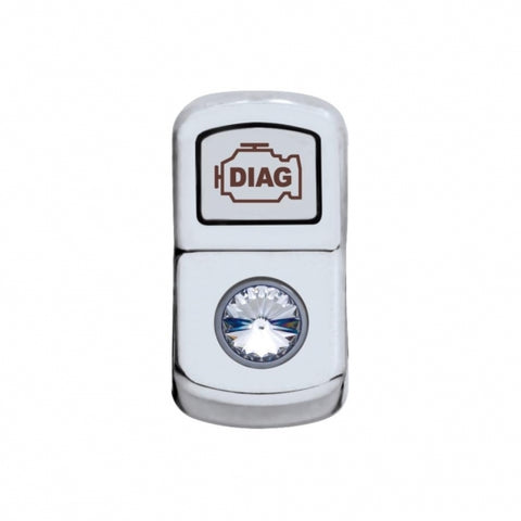 "Diagnostic" Rocker Switch Cover - Clear Diamond