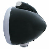 Black Guide 682-C Headlight H4 w/ 34 Amber LED & LED Signal - Clear Lens