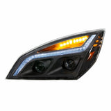 "Blackout" LED Projection Headlight w/LED Position Light For 2018-2020 Freightliner Cascadia